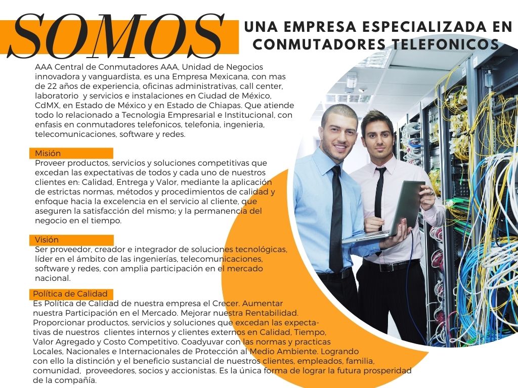 Infografia de la Empresa Especializada en Conmutadores Telefonicos IP - Conmutador telefonico IP - Extension Telefonica Remota IP 3 